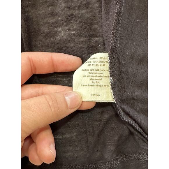 Decree Black Open Front Cardigan with Lace Details - Women’s Medium - Picture 4 of 4